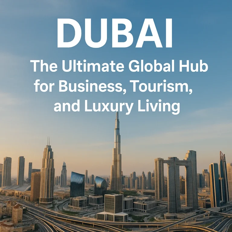 The Ultimate Global Hub for Business, Tourism, and Luxury Living